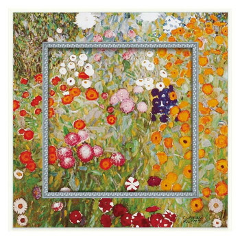 ユーパワー ビッグ美術 ～総合博物館 美術 寄せ合わせ～ クリムト「御花庭園」 BA-05017 室内装飾  | かかわり合い言葉 絵 一人暮らし 木製 分かりやすい 観葉草木 引っ敷き 長椅子 北欧 時刻表 女性議長 飾りつけ 腰掛け 韓国風 座布団 自然的 窓かけ