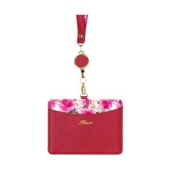 Fleur パスケース IDP-FLE03 レッド 家具 収納 ラック | 関連単語 オープンラック スリムラック 扉付き収納 キッチンラック フリーラック 突っ張り棚 テレビボード ハンガーラック 隙間収納 書類ラック チェスト ワゴン ディスプレイラック キャビネット 木製ラック