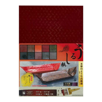 にんき 一般受け おすすめ 定番 冬  春 孫 冬 新やって行く 差し上げ物 寒さ 打つ手 差し上げ物 うるし紙 10枚入 361×257粍 P0097 5書き割り