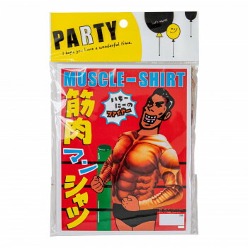 にんき 人気 おすすめ 定番 冬 春 孫 冬 新生活 ギフト 寒さ 対策 プレゼント おもしろ変装グッズ 筋肉マンシャツ 7309