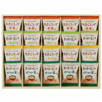 フリーズドライ お味噌汁・スープ詰め合わせ AT-EO 食品 佃煮 詰合せ セット ギフト | 関連単語 お菓子 女性 挨拶 お中元 お歳暮 レトルト 老舗 カツオ 鰹 昆布 だし 御歳暮 御中元 かつおぶし 母の日 父の日 入学 成人 祝い 敬老 バラエティー 缶詰 調味料 お茶