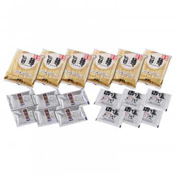 「旨麺」岩塩ラーメン(磯紫菜付) 6食セット FG-6i 女性 防災 | 生理用品 携帯用トイレ 防犯ブザー 小型ライト 化粧ポーチ 替え下着 鏡 除菌シート 保湿クリーム ハンドタオル ミニティッシュ イヤーマフ 温熱パッド 折りたたみ傘 生理痛薬 口紅 リップクリーム