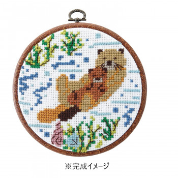 オリムパス かんたんクロス・ステッチ なかよしな海洋生物 ラッコ 7531 趣味 ハンドメイド 手芸 | 関連単語 人気 おすすめ 型紙 布 ハギレ 糸 手芸材料 ミシン 編み物 パッチワーク フェルト レース ボタン ワッペン ビーズ 刺繍 テープ ファスナー 手芸キット
