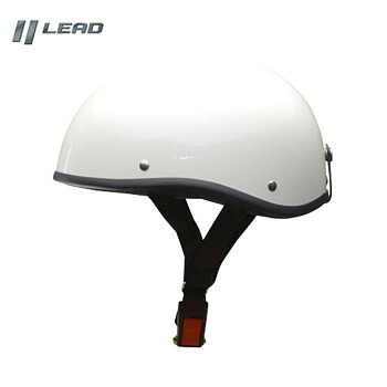 リード工業 ELZO　ハーフヘルメット フリーサイズ パールホワイト 車 バイク 自転車 アクセサリー | 関連単語 フロントバスケット フロアマット ドライブレコーダー 自転車ベル ハンドルロック バイクスタンド 自転車スタンド テールライト バイクグローブ