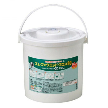 ハクゾウメディカル エレファウエット クロス80 容器入 大判 150&times;300mm 250枚入 2600194 人気 おすすめ 健康 美容 介護 | 関連単語 フェイス 歯 ブラシ オーラルケア 舌 清潔 タオル 矯正 補助器具 歩行 マスク 目 疲れ 癒し 化粧水 コスメ 下地 化粧品｜創造生活館
