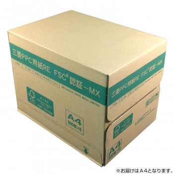 オストリッチダイヤ 三菱PPC用紙 RE FSC認証-MX A4 500枚包5冊入1箱 フ-071R 文具 筆記 備品| 関連単語 水彩 色 クレヨン 筆 ペンケリー えんぴつ オフィス 事務 用品 学用品 筆記 名刺 手帳 カッター テープフ ァイル 封筒 はさみ ビジネス鉛筆 ペン 絵具 セット