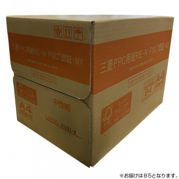 オストリッチダイヤ 三菱PPC用紙 RE-N FSC認証-MX B5 500枚包5冊入1箱 フ-075RN 文具 筆記 備品| 関連単語 手帳 カッター テープフ ァイル 封筒 はさみ ビジネス鉛筆 ペン 絵具 ボールペン 万年筆 セット シャープペン 絵の具 スマッシュ オレンズ