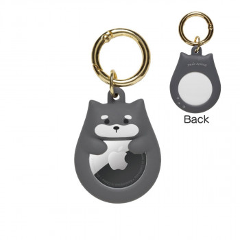 にんき 人気 おすすめ 定番 冬 春 孫 冬 新生活 ギフト 寒さ 対策 プレゼント Petit Animal AirTagケース くろ柴 AT-PA04 鍵 | 関連単語 引き出し鍵 スペアキー シリンダーキー ワイヤーロック キーボックス キーホルダー ドアロック ロッカー鍵 スマートロック