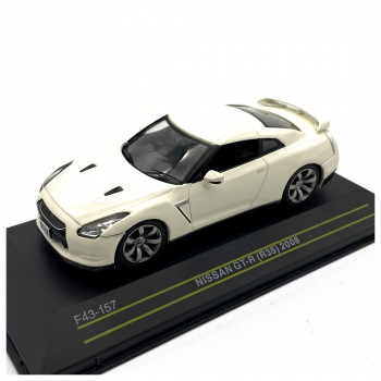 にんき 人気 おすすめ 定番 冬 春 孫 冬 新生活 ギフト 寒さ 対策 プレゼント FIRST 1/43スケール ニッサン GT-R R35 2008 ホワイト F43157