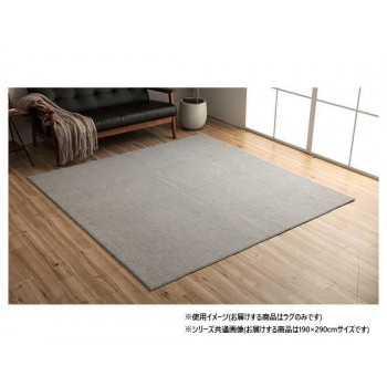 にんき 人気 おすすめ 定番 冬 春 孫 冬 新生活 ギフト 寒さ 対策 プレゼント ループパイルラグ グレー 約4畳 約190&times;290cm ホットカーペット対応 1280700131403 インテリア | 関連単語 テーブル チェア ラグ クッション ソファ ベッド 観葉植物 木製｜創造生活館