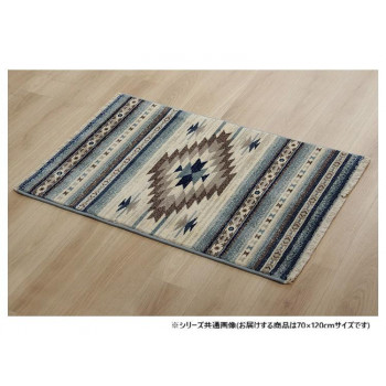 玄関マット ウィルトン織 約70×120cm ブルー 1311420046401 絨毯 ラグ ござ マット | 関連単語 人気 おすすめ ラグマット 防音 薄手 厚手 抗菌 和室 洗える 北欧 ナチュラル 洋室 防臭 コンパクト ペット用 カーペット 長方形 子供部屋 シンプル 柄物 モダン 夏用|創造生活館