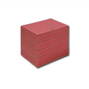 4段ジュエリーボックス ダークピンク YB-05004 家具 収納 ラック | 関連単語 ベンチ収納 ハンガーラック カラーボックス ワゴン チェスト 壁面収納 隙間収納 収納棚 書類ラック オープンラック キャビネット マガジンラック キッチンラック スチールラック