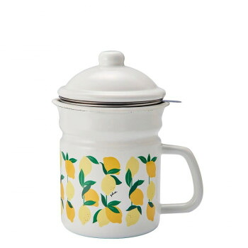 豊琺瑯　Plune.(プルーン)　ホーローオイルポット　レモン　POP-903 食器 | 関連単語 カレー皿 和食器 洋食器 中華食器 陶器 磁器 ガラス食器 木製食器 メラミン食器 ステンレス食器 キッチン 湯呑 湯のみ マグカップ カップ ソーサー コップ グラス ワイングラス｜創造生活館