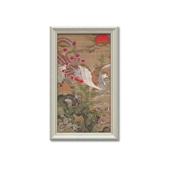 アートフレーム 伊藤 若冲「旭日鳳凰図」 JI-07503 インテリア | 関連単語 油絵 韓国風 ナチュラル ラグ ソファ 観葉植物 クッション 照明 棚 シンプル 一人暮らし 壁掛け デスク ミラー 木製 ファブリック サイドテーブル 時計 テーブル 北欧 ベッド モダン