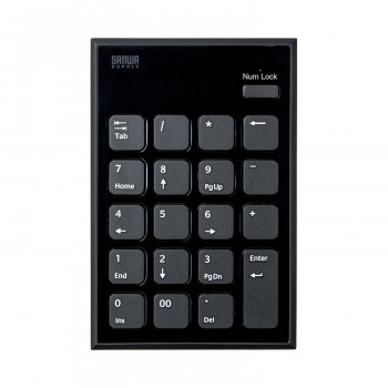 サンワサプライ Bluetooth テンキー ブラック NT-BT21BK PC パソコン スマホ タブレット | 関連単語 ハブ キーボード テンキー 機器 ネット スマートフォン 携帯電話 アクセサリー iPhone パーツ iPad 周辺機器 メモリ Android ドライブ USB ストレージ