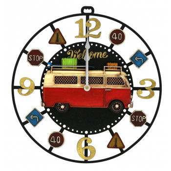 ブリキclock 掛け時計 bus 43172 時計 時短 時間 | 関連単語 男 女 ケース バンド デジタル アナログ 電池 腕時計 クォーツ 軽量 かっこいい 可愛い 電子 置き掛け メンズ レディース おしゃれ アイディア ベルト 壁掛け 電波 アイデア商品 便利 グッズ