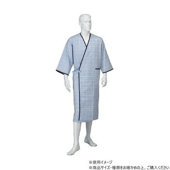 にんき 人気 おすすめ 定番 冬 春 孫 冬 新生活 ギフト 寒さ 対策 プレゼント 神戸生絲　コベス　紳士カラーガーゼ合わせ(ラグラン袖・湯上がり)M NE31 ブルー