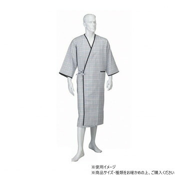 にんき 人気 おすすめ 定番 冬 春 孫 冬 新生活 ギフト 寒さ 対策 プレゼント 神戸生絲　コベス　紳士カラーガーゼ合わせ(ラグラン袖・湯上がり)M NE31 グレー｜創造生活館