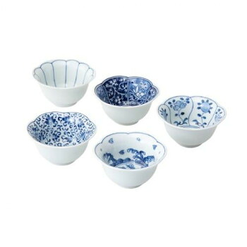 にんき 人気 おすすめ 定番 冬 春 孫 冬 新生活 ギフト 寒さ 対策 プレゼント 西海陶器 藍文様 花型小付揃 31000|創造生活館