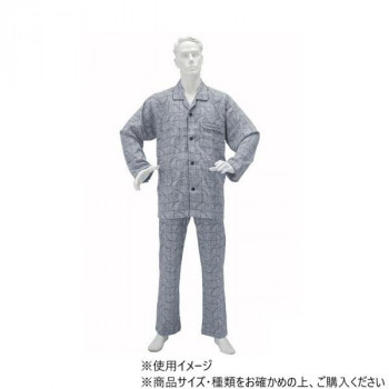 にんき 人気 おすすめ 定番 冬 春 孫 冬 新生活 ギフト 寒さ 対策 プレゼント 神戸生絲　紳士楽らくパジャマ柄(通年用・スムース)M No.805 グレー ペーズリー柄｜創造生活館