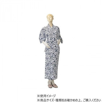 にんき 人気 おすすめ 定番 冬 春 孫 冬 新生活 ギフト 寒さ 対策 プレゼント 神戸生絲　婦人レギュラー/ガーゼねまき(付袖)L No.59 コン 花柄 寝具 寝巻き | パジャマ 綿素材 無地デザイン 長袖半袖 セットアップタイプ 前開きボタン ストレッチ仕様