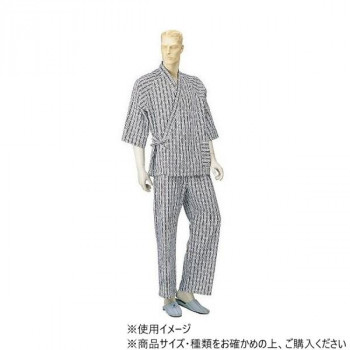 にんき 人気 おすすめ 定番 冬 春 孫 冬 新生活 ギフト 寒さ 対策 プレゼント 神戸生絲　紳士パジャマ型ねまき(ラグラン袖・おくつろ着)L No.32 コン 幾何柄 寝具 掛布団 | 軽量掛布団 保温掛布団 通年掛布団 夏用掛布団 冬用掛布団 抗菌掛布団 防臭掛布団｜創造生活館