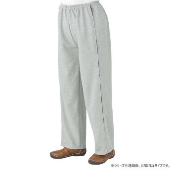 にんき 人気 おすすめ 定番 冬 春 孫 冬 新生活 ギフト 寒さ 対策 プレゼント ケアファッション 脇全開スウェットパンツ(婦人) 杢グレー L 3902012