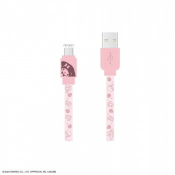 にんき 人気 おすすめ 定番 冬 春 孫 冬 新生活 ギフト 寒さ 対策 プレゼント サンリオ USB Type-C対応同期＆充電ケーブル マイメロディ SANG-304MM PC パソコン スマホ タブレット | 関連単語 ハブ キーボード テンキー 機器 ネット スマートフォン 携帯電話
