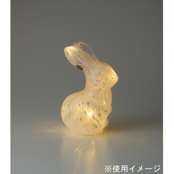 にんき 人気 おすすめ 定番 冬 春 孫 冬 新生活 ギフト 寒さ 対策 プレゼント イシグロ ガラス シファライト うさぎ ホワイト 21486