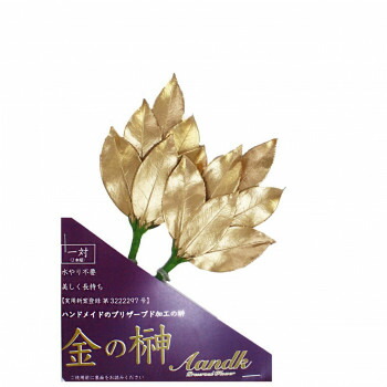 にんき 人気 おすすめ 定番 冬 春 孫 冬 新生活 ギフト 寒さ 対策 プレゼント A＆K 日本製プリザーブド 金の榊(ミニSS) gSK-003