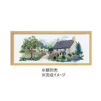 にんき 人気 おすすめ 定番 冬 春 孫 冬 新生活 ギフト 寒さ 対策 プレゼント ししゅうキット　7289(オフホワイト)　ダーウェントウォーター・デザイン「レーンシリーズ」　ブルーベルレーン｜創造生活館