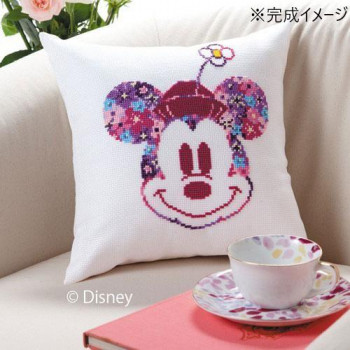 にんき 人気 おすすめ 定番 冬 春 孫 冬 新生活 ギフト 寒さ 対策 プレゼント オリムパス 6049 ししゅうキット　ディズニー　ミニクッション(ミニーマウス) キャラクター グッズ アイディア 雑貨 おしゃれ | 関連単語 DIY雑貨 手作り雑貨 クラフト雑貨 装飾雑貨｜創造生活館 7,725円