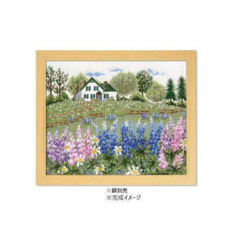 オリムパス　クロスステッチ　ししゅうキット　オノエ・メグミ　7426　ルピナスの花咲くアンの家 趣味 ハンドメイド 手芸 | 関連単語 人気 おすすめ 布 生地 ハギレ レース フェルト テープ ボタン ファスナー 糸 ビーズ 刺繍 名入れ 彫刻 刻印 名入れギフト