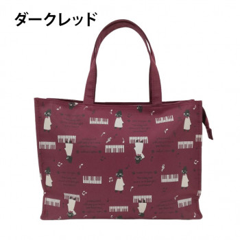 優美社　4M35-00　nekoningen （ネコニンゲン） 横型手提げ ダークレッド 鞄 かばん | 関連単語 出張 肩掛け ファスナー付き キャンバス レディース メンズ 通勤 リュック 大容量 軽量 トート ショルダー 防水 ビジネス ナイロン 学生 2way 黒 旅行