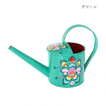 人気 おすすめ 定番 冬 新生活 ギフト 寒さ 対策 プレゼント カシミールペイント アイアン ジョウロ グリーン 32523020027|創造生活館
