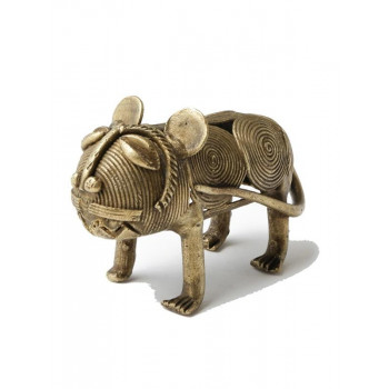 人気 おすすめ 定番 冬 新生活 ギフト 寒さ 対策 プレゼント 東京かんかん オブジェ 真鍮レオパード AFHH-264 インテリア | 関連単語 棚 テレビ台 カーテン ソファ チェア ラグ ミラー ベッド 木製 一人暮らし 韓国風 ファブリック サイドテーブル クッション|創造生活館