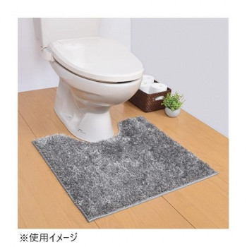 人気 おすすめ 定番 冬 新生活 ギフト 寒さ 対策 プレゼント ターキッシュシャギー トイレマット 日本製 60×65cm グレー 風呂 トイレ 台所 キッチン | 関連単語 排水口カバー 防カビ 消臭スプレー トイレクリーナー 洗濯ネット 脱衣所 風呂フタ 浴室収納|創造生活館
