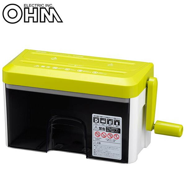 市販 オーム電機 OHM マイクロカットシュレッダー SHR-MX300