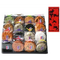 【貨物輸送無料】日備品 草加せんべい 草加盛りだくさん(16集まり)×2箱 オススメ 新 生きて行く 助けること