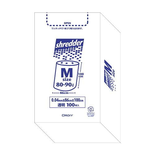 プレゼント オススメ 父 母 日用品 オルディ ポリバックシュレッダー用ボックスM 透明100P×3箱 510301 送料無料 お返し 贈答品 14,944円