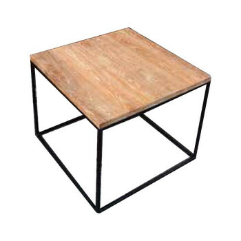 アイアンと材木の可憐大きさのキューブ卓 Oceanblueflorida Com