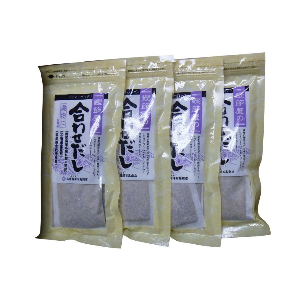 調味料関連商品 山吉國澤百馬商店 鰹節屋の合わせだし(8g×10包入)×4袋 化粧箱入り オススメ 送料無料