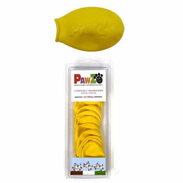 便利 グッズ アイデア 商品 ペット 犬用品 関連商品 正規輸入品 アメリカ Pawz Dog Boots社製 ポウズ ラバードッグブーツ イエロー XXS PZXX 人気 お得な送料無料 おすすめ