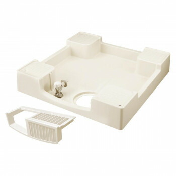 テクノテック 洗濯機用給水栓付防水パン フォーセットパン TPF640-CW1-G1 専用ガード1枚付 アイボリーホワイト 人気 商品 送料無料 父の日 日用雑貨