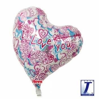 Ibrex 気球申したて Pkg I Love You 胸間 胡蝶 10鞄ひとまとまり Glasno Mk