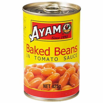 プレゼント オススメ 父 母 日用品 アヤム　ベイクド・ビーンズ　425g　12個セット　A6-02 送料無料 お返し 贈答品