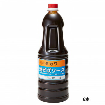 便利グッズ プレゼント お勧め 和泉食品 タカワ焼きそばソース(中濃) 1.8L(6本) 男性 女性 送料無料|創造生活館