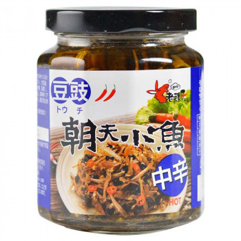 84 Off お取り寄せグルメ 食べ物 騾子牌朝天食品系列豆鼓朝天小魚辣椒醤 アンチョビー 豆鼓入り中辛調味料 台湾産 240g 24本 お得 な全国一律 送料無料 Fucoa Cl