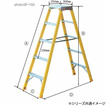 局内用脚立GF-250人気商品送料無料