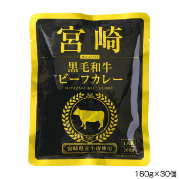 かわいい 雑貨 おしゃれ 一 はじめ 宮崎黒毛和牛ビフーカレー 160g×30個 P10 お得 な 送料無料 人気